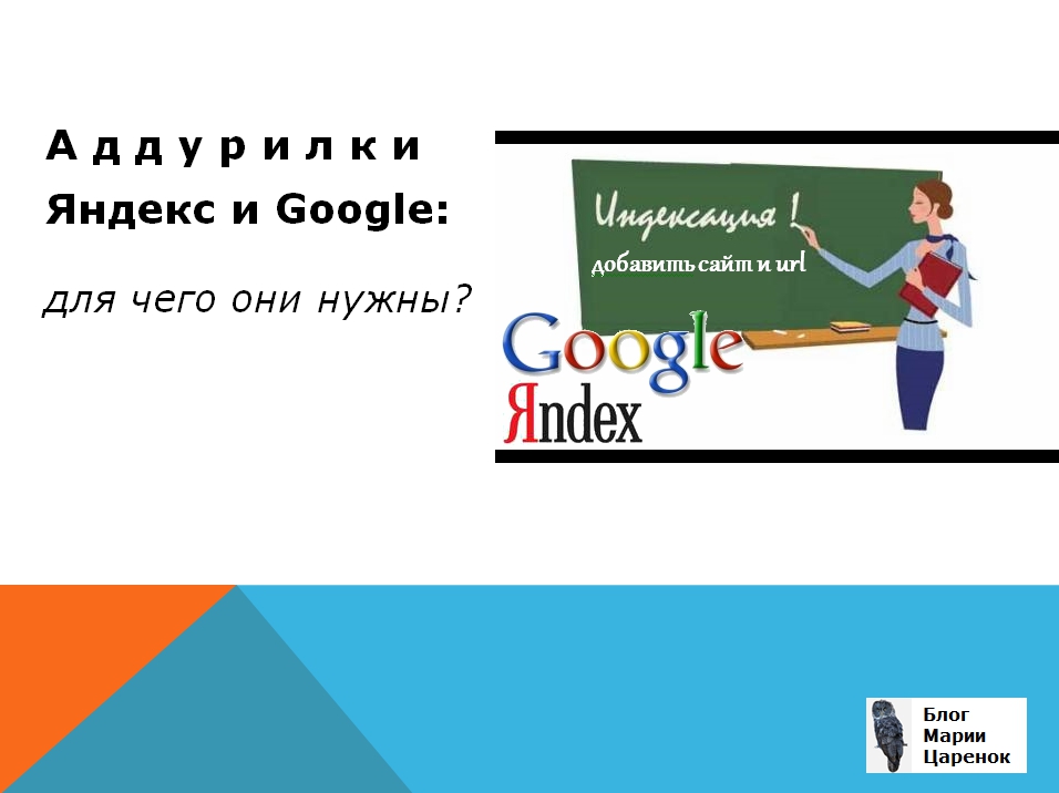 аддурилки Яндекс и Гугл