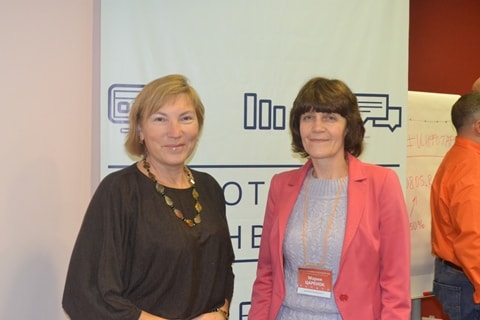 Галия Злачевская и Мария Царенок на Инфотрафик и конверсия