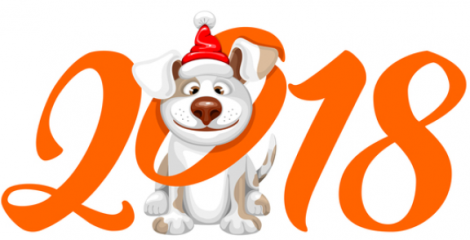 Поздравление с Новым годом в собачьем стиле