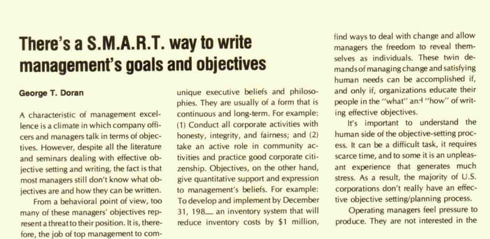 heres a S.M.A.R.T. way to write managementss goals and objectives